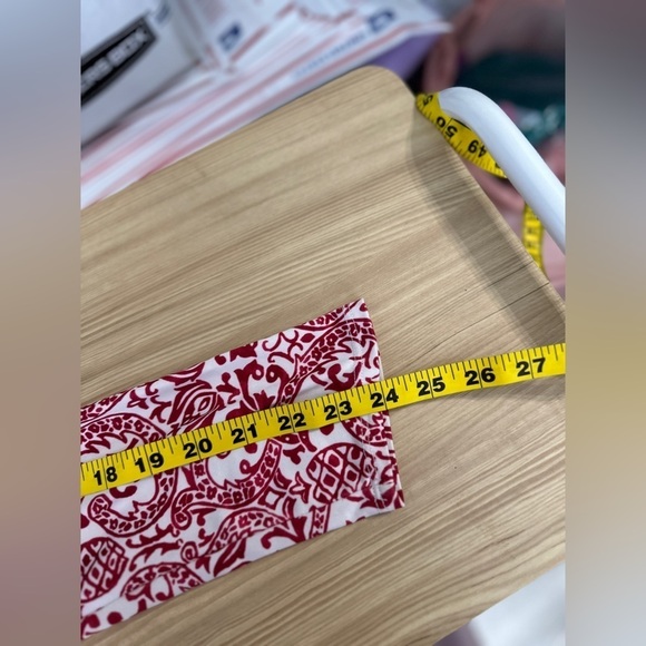 Athleta Women’s Paisley Print 1/4 Zip Long Sleeve Pull Over Top Red & White S - Picture 9 of 10